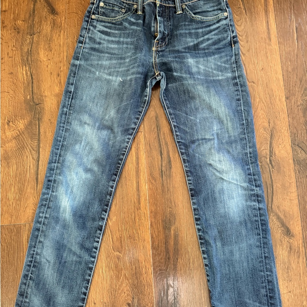 Levi's Blue Slim Jeans with Vintage Fading